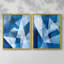 Série ABSTRACT XCI - reproduction encadrée de qualité supérieure - prête à être accrochée - aucun clou requis - aucun clou requis-2028980171-2028980182