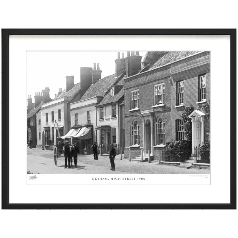 Odiham, High Street 1906 by Francis Frith - Single Picture Frame Print, 45cm H x 60cm W x 2.3cm D