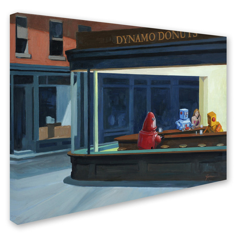 Eric Joyner 'Robohawks' Gallery-Wrapped Canvas Art