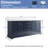 80''W Solid Wood Frame Bathroom Vanity With Pure White Culutered Marble Countertop And Double Sink-736266455