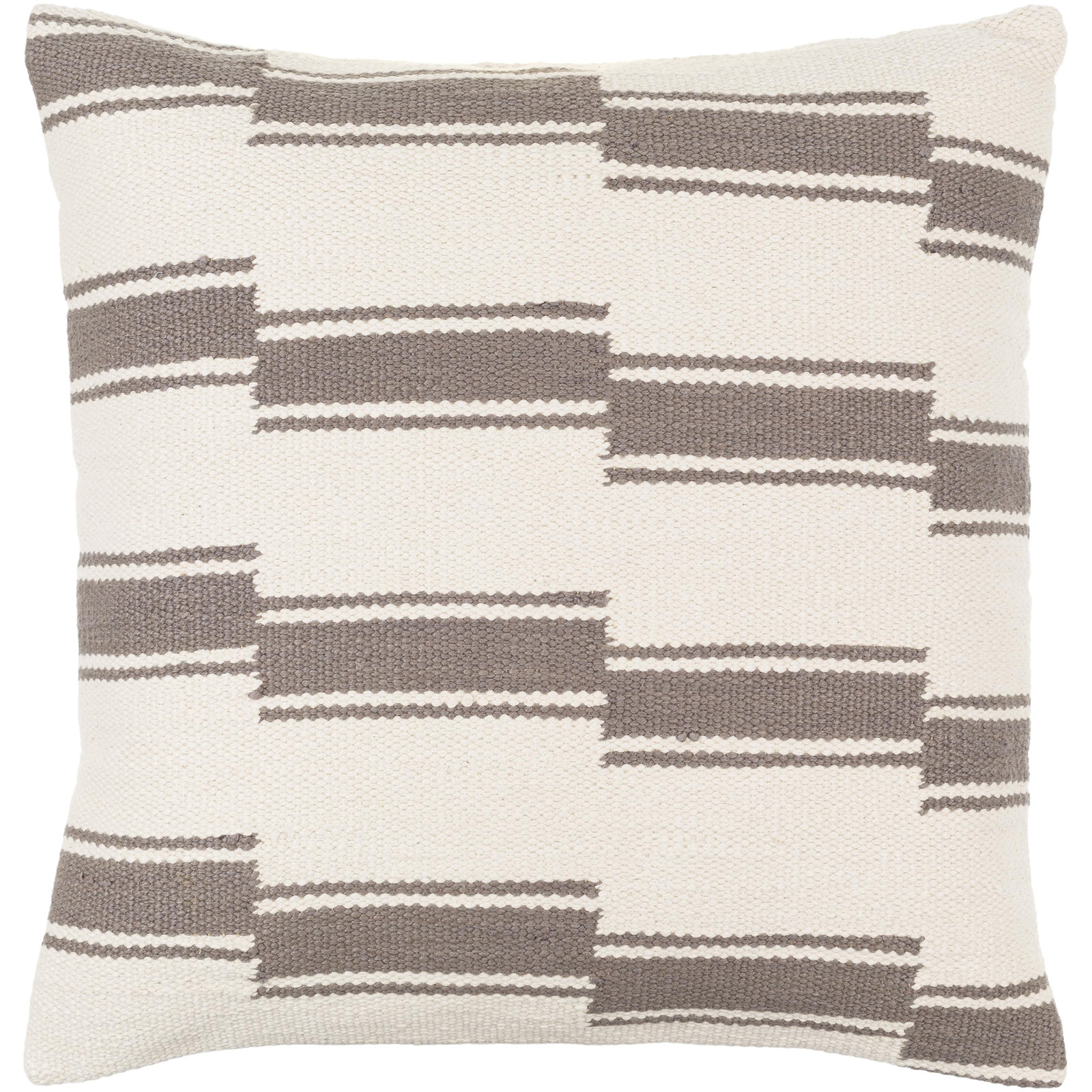 Brandsville Cotton Throw Pillow, Pillow Cover Only - No Insert, 22" x 22"