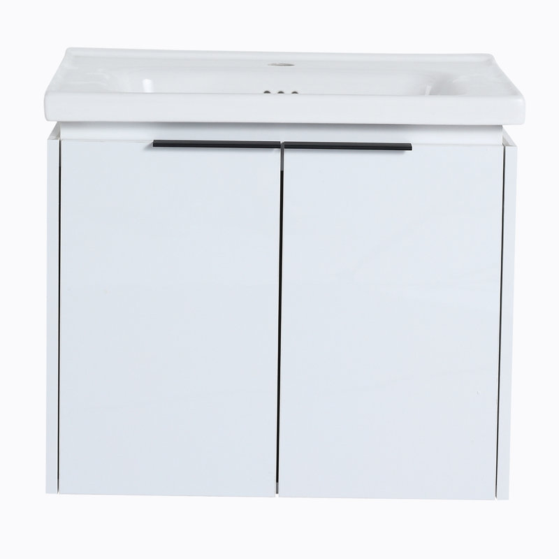 Meuble-lavabo simple 23,8 po avec plateau en céramique Hawys