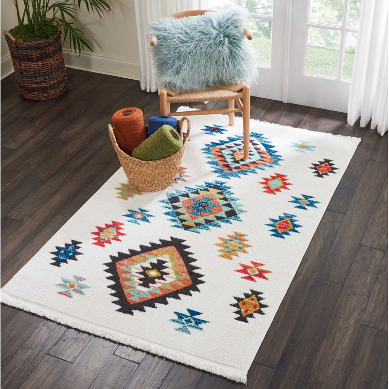 Southwestern Indoor Rug, Rectangle 3'11" x 6'2"