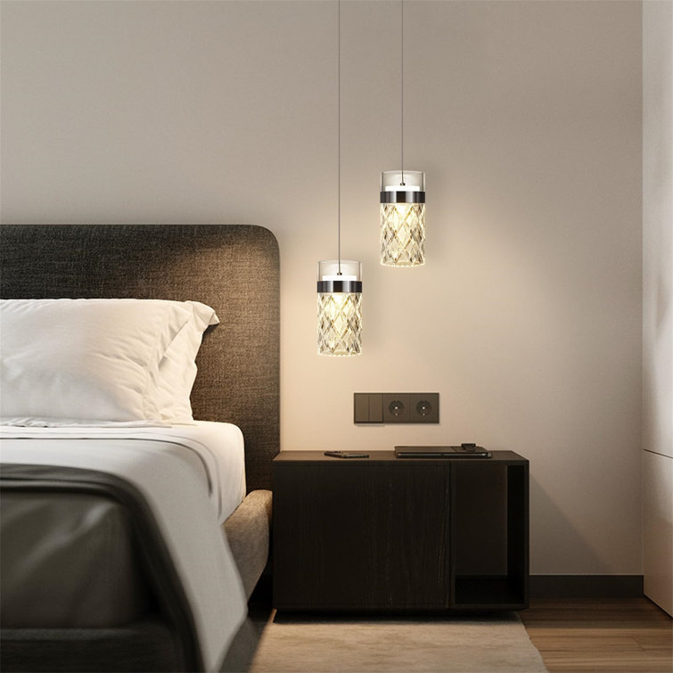 Mercer41 Pendant Light, Modern Led Acrylic Island Light, 