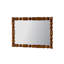 Miroir mural rétro en bois sculpté