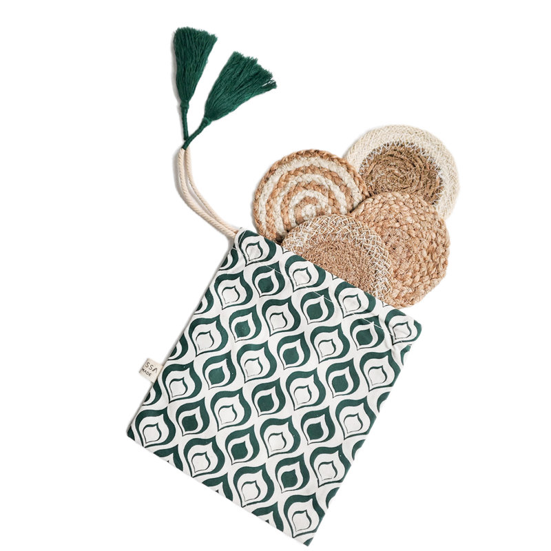 Round 4 Piece Coaster Set