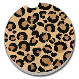 Stoneware Round 1 Piece Car Coaster