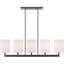Lustre classique à 5 lumières avec abat-jour-86096611