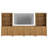 Entertainment Center With Bookshelves And Cabinets For 75" Tvs-1971773737