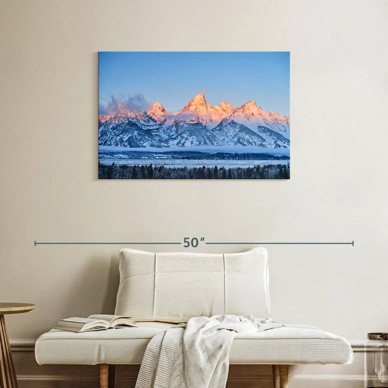 Grand Tetons Alvord Frozen, H 24 po x l 36 po