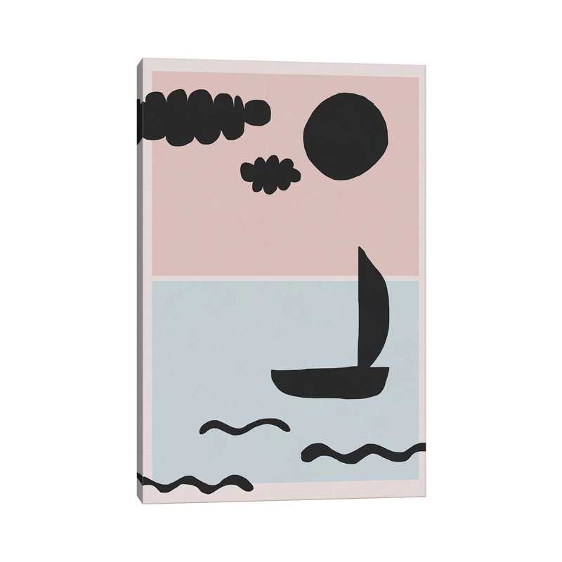 Sea Landscape by Alisa Galitsyna - Wrapped Canvas Gallery-Wrapped Canvas Giclée, 20.32 cm H x 30.48 cm W