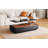 Modern Rectangular LED Lights Coffee Table With 2 Drawers-528314504