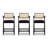 Ergonomic Resin Webbing Back Bar Stool Set for All Settings, Stylish and Durable