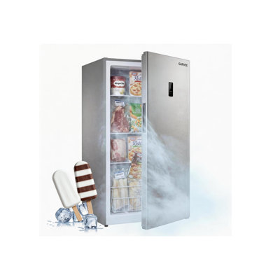 14 Cu.Ft Freestanding Frost-Free Upright Freezer, Vertical Deep Freezer with Electronic Temperature Control and Removable Adjustable Shelves, Energy Saving Stand Up Freezer for Home Kitchen