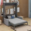 Grand lit escamotable avec coussin-1895428168