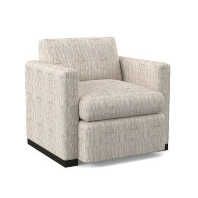Ledger Upholstered Swivel Accent Chair
