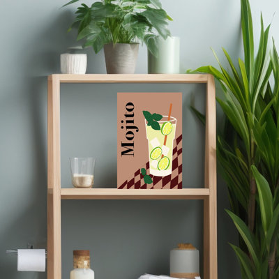 Art mural tropical Mojito Lime Mint