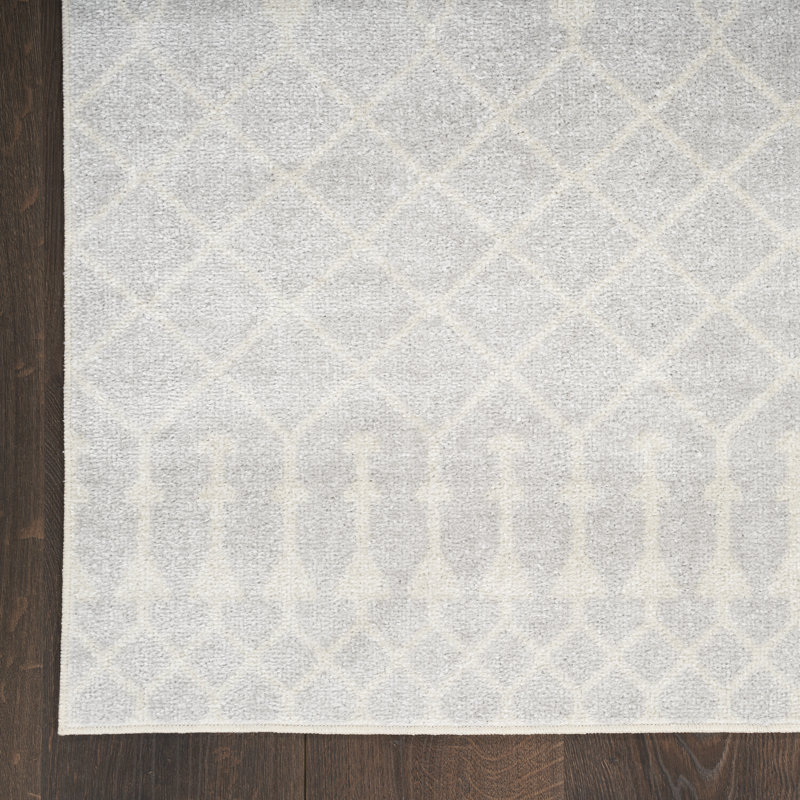 Tapis gris Athalla, Tapis de couloir 2 pi 2 po x 12 pi