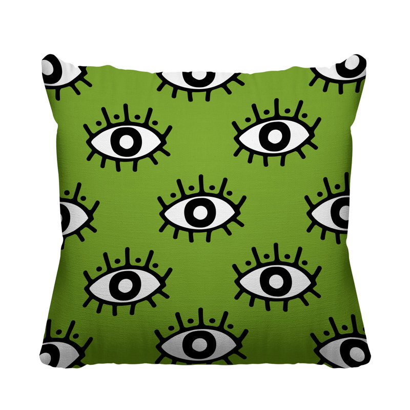 Coussin Ankara, L 15 po x H 15 po, Gris