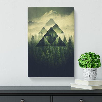 Forest Geometric - Wrapped Canvas