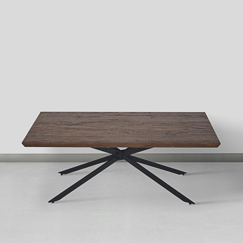 Table basse rectangulaire en bois avec pieds Boomerang