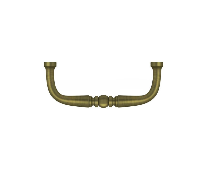 Arch Pull, Antique Brass