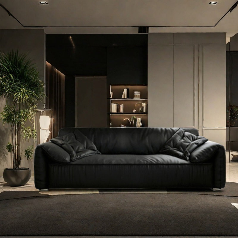 Italian In Line Modern Sofa