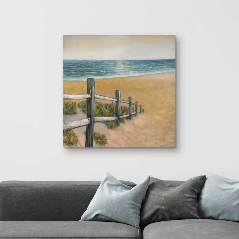 Quiet seaside - 32"x32" art on canvas