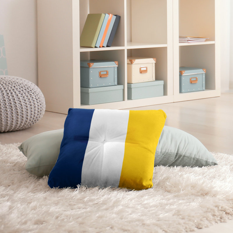  Coussin de sol touffeté, 30 po x 30 po, Blanc