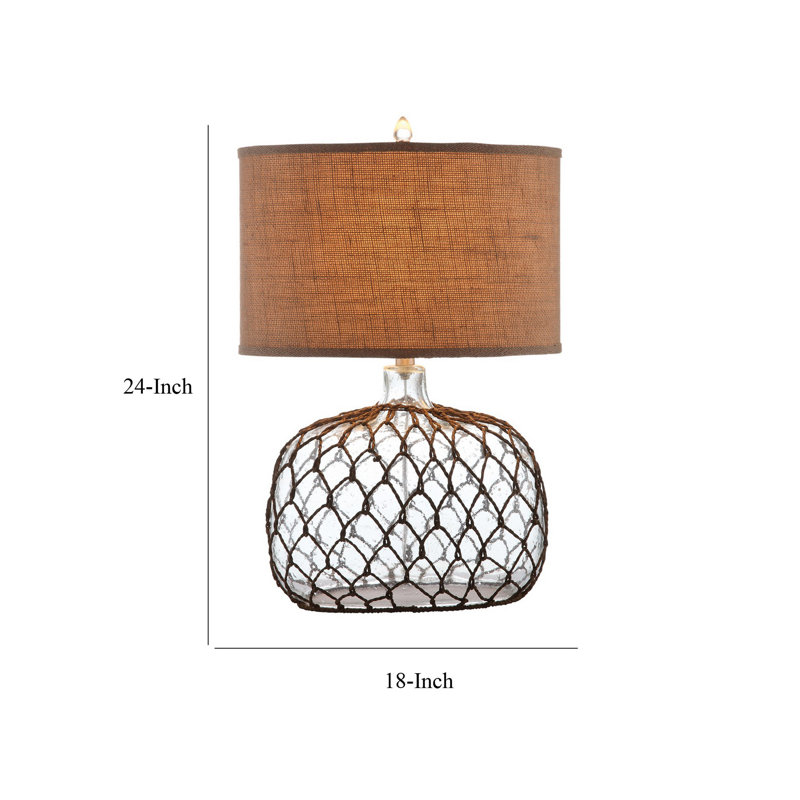 Glass Table Lamp