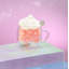 Tasse à café à double paroi Hello Kitty 3D