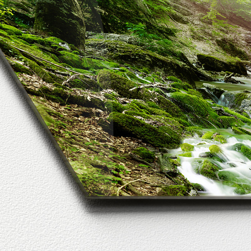 No Frame Print on Glass, 50 cm H x 125 cm W x 1.4cm D