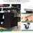 Rolling Bar Table - Stainless Steel Top & Internal Compartment Modular Outdoor Kitchen Cart With Paper Towel Holder Gas Hole