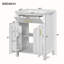 Meuble-lavabo simple avec plateau Yerkes 24,2
