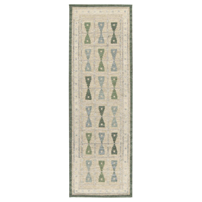 Scandinavian Wool Geometric Area Rug