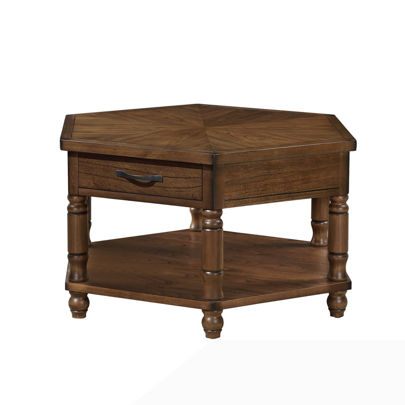 Table basse en bois massif rétro, Cerise