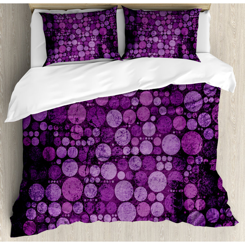 Indigo Glam Dots Duvet Cover, King
