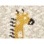 Othello Animal Print Beige Square Cushion