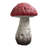 Mushroom Statue Red Cap 15"