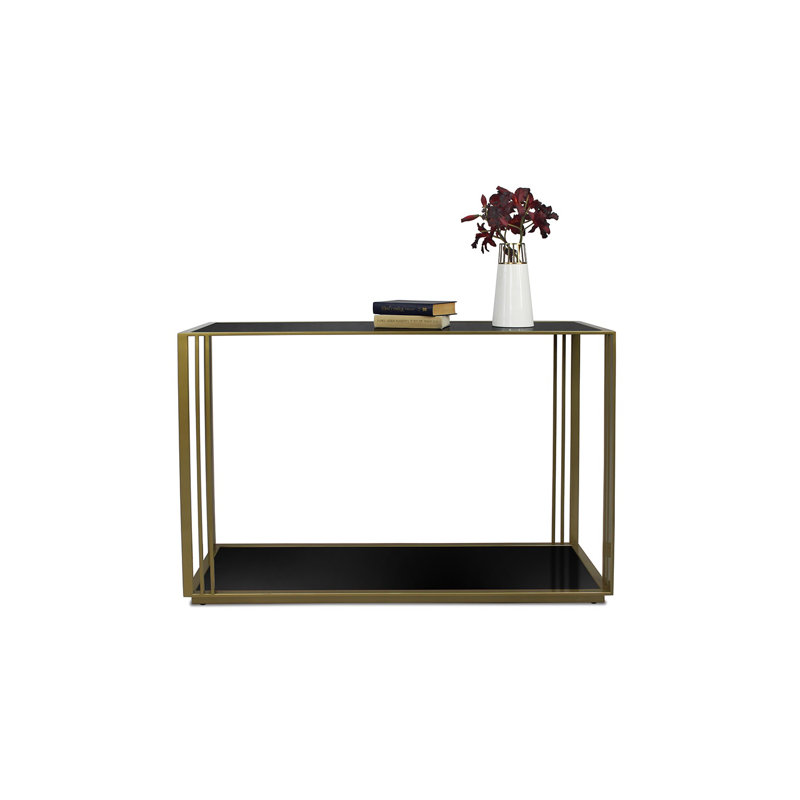Gott 126cm Glass Top Console Table