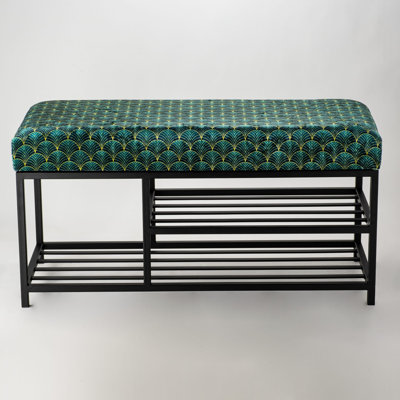 Belmoor Velvet Upholstered Storage Bench