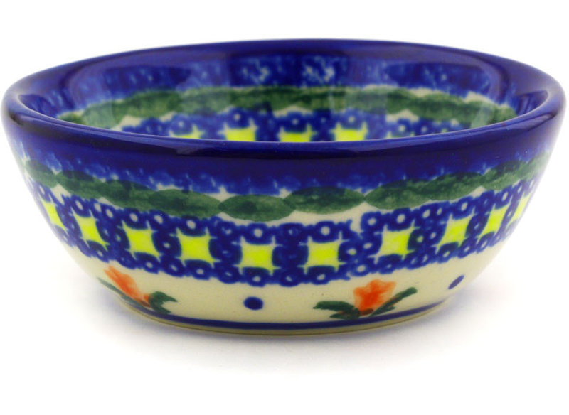 Cocentric Tulips Stoneware Rice Bowl