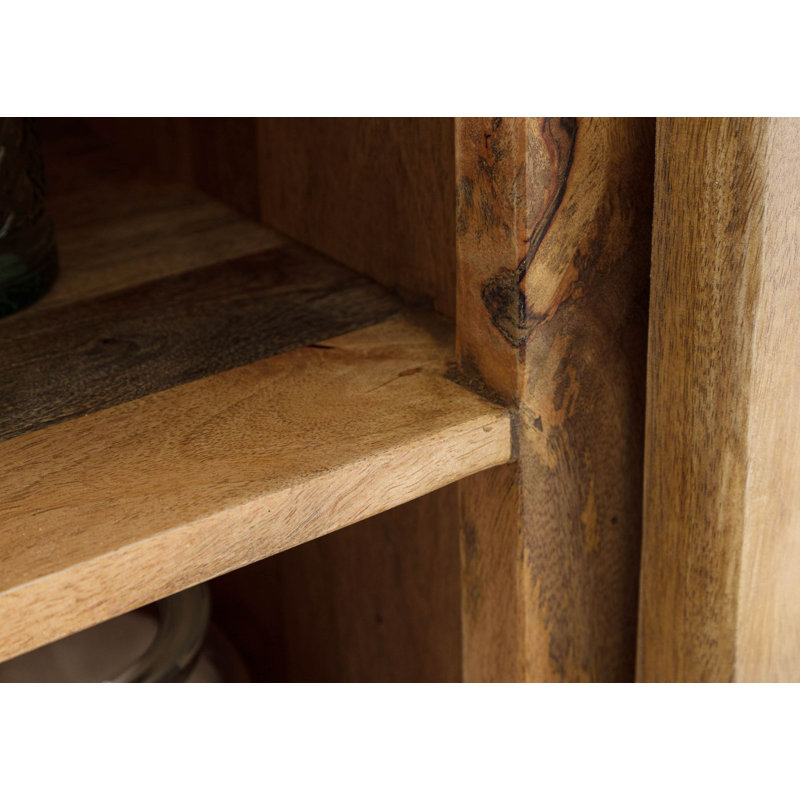 1 Door Wardrobe, Natural Varnish