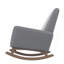 Chaise berçante en tissu et bois massif-1230335393