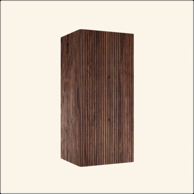 Wall-Mounted Floating Striped Bathroom Vanity Side Cabinet With A Door And A Shelf, (Suitable For BRON Bathroom Vanity)