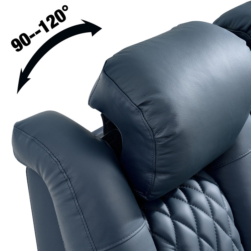 Fauteuil de cinéma inclinable Power Zero Gravity, Bleu