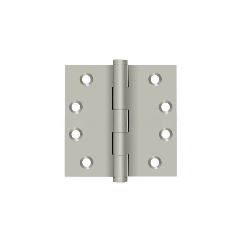 102'' x 102'' Butt Bearing Hinge, Brushed Nickel