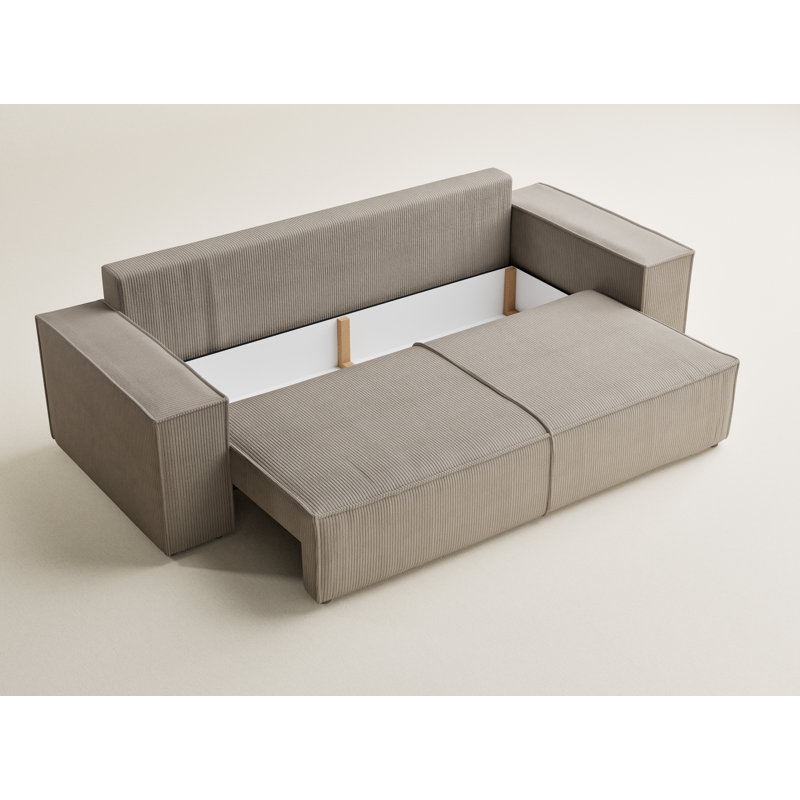 3 Seater Reclining Sofa, Beige
