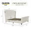 Lit-bateau tapissier en chenille / velours-1385846626-1385846630