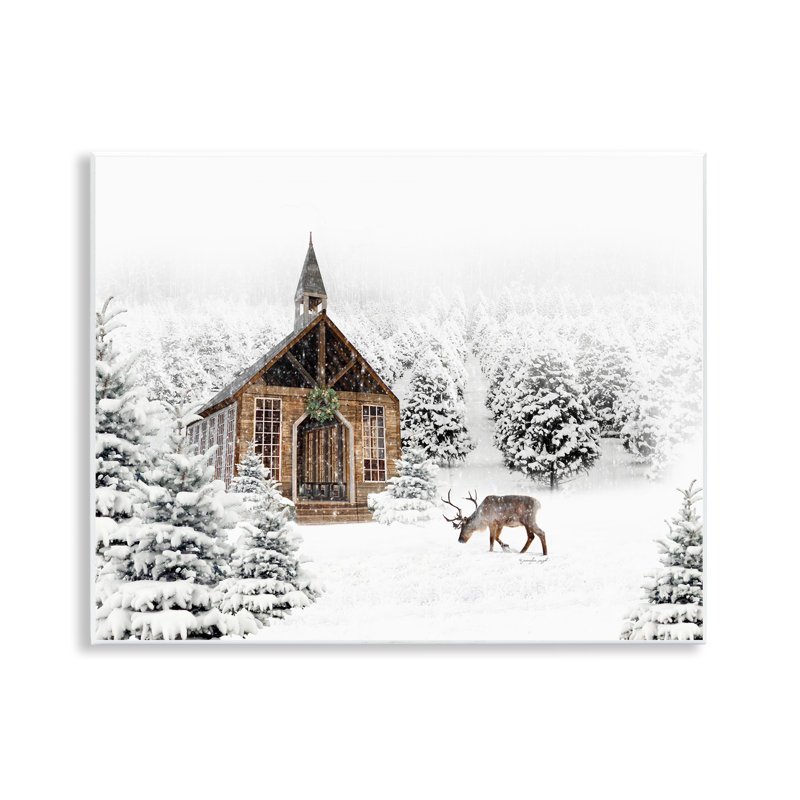 «Winter Whites Chapel», art par Jennifer Pugh